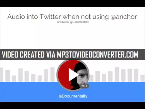 Download MP3 Documentally on how to convert audio into twitter video using voice recorder pro 7