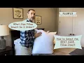 What Size Pillow Insert Do I Need How To Select The Correct Pillow Insert For Your Sham