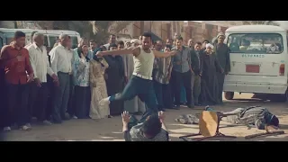 مسلسل زلزال أقوى مشهد أكشن من زلزال محمد حربي يضرب ويطرد البلطجية من الموقف 