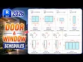 How to Create Door and Window Schedules Legends in Revit