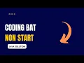 Coding Bat - nonStart Solution Java