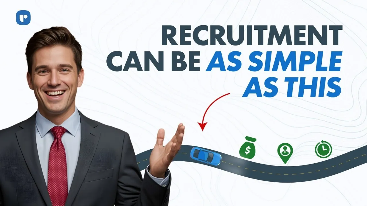 Recruit CRM recruitment roadmap animation