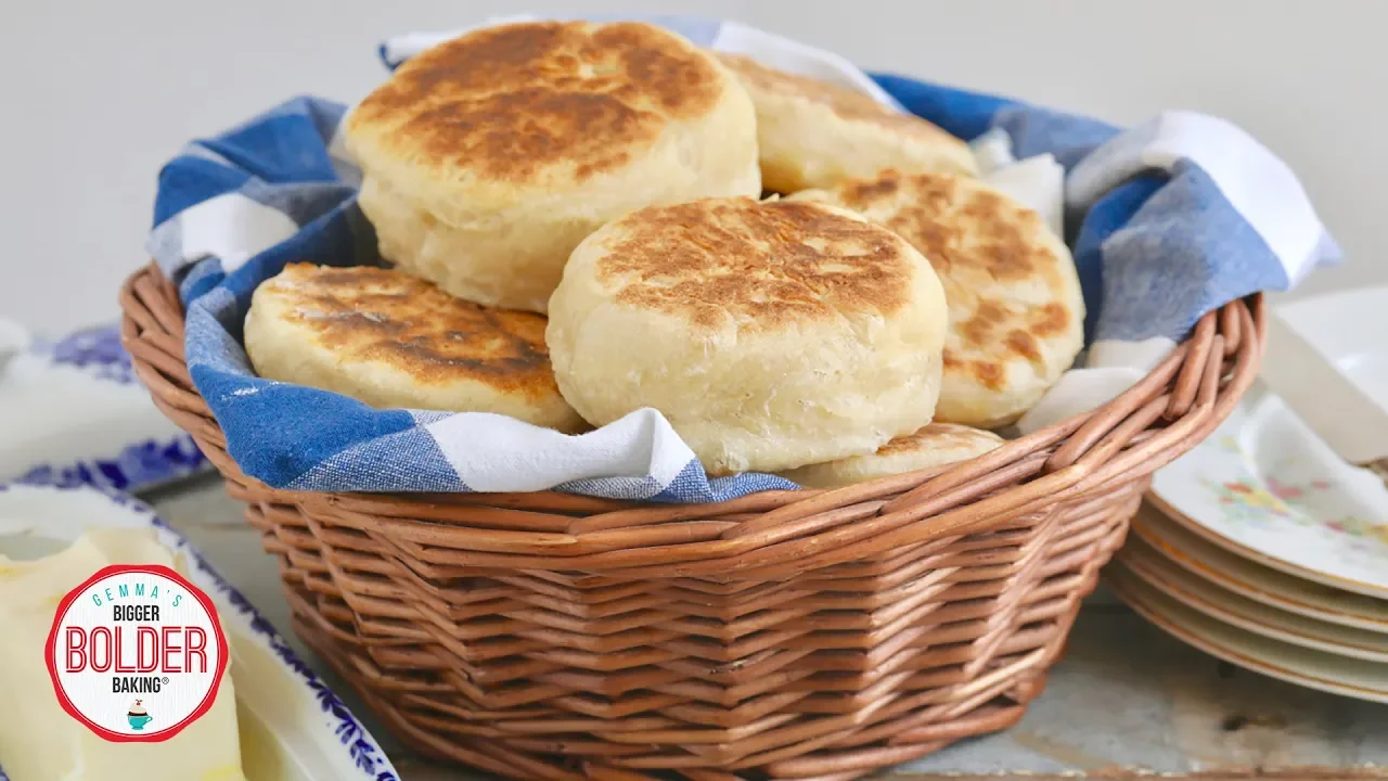 How to Make English Muffins   No Oven Needed   Bigger Bolder Baking