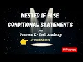 PHP Nested Conditional Statements in Hindi Nested Conditional Nested if else in Hindi