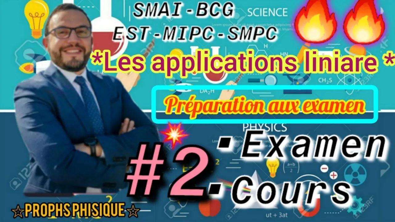 💥#2 Algébre 2 Les application liniare 🛑🚨 s2~révision Cours🔥