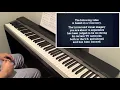 Motley Crue - You're All I Need (Piano Cover set to #original #1987 #banned #video)