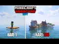 Download Lagu 100 Hari di Minecraft Hardcore Raft Survival