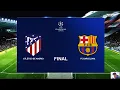 PES 2020 | Atletico Madrid vs Barcelona | Final UEFA Champions League UCL | Gameplay PC