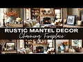 Rustic Mantel Decor Ideas Cozy Charming Fireplace Styling for Every Season