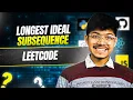 2370 Longest Ideal Subsequence knapsack DP Top Down Bottom Up
