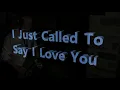 Download Lagu I Just Called To Say I Love You - Stevie Wonder sax cover by Mick Loraine (Jonny Sax)