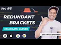 Check for Redundant Brackets Stack Data Structures CodeOps
