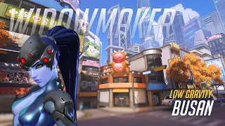 Widowmaker Soldier 76 on Busan - Overwatch Low Gravity