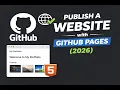 How to Publish a GitHub Website 2026
