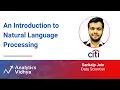 An Introduction to Natural Language Processing DataHour by Sankalp Jain