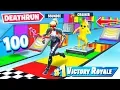 100 LEVEL SSUNDEE DEATH RUN NEW MAP in Fortnite