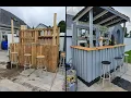 Building a home bar in 10 MINUTES Timelapse
