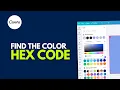 Find the Hex Color Code of Any Image Using Canva Without Extensions