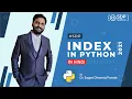 Accessing The List Elements In Python Python List Index In Python List Operation SDPGuruji