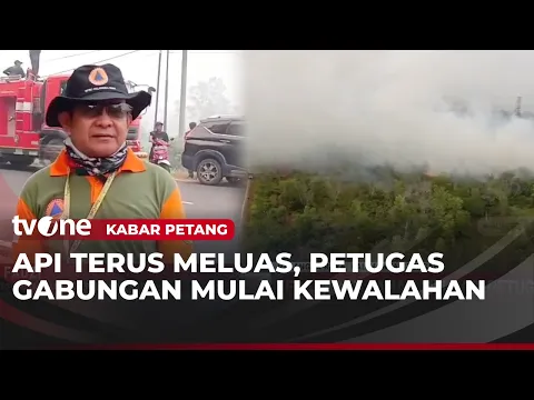 Kebakaran Lahan di Palangka Raya Makin Meluas, Petugas Kewalahan Padamkan Api