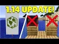 Minecraft 1 14 New Snapshot - Globe Banner Pattern TNT Mining now OP Removed Features
