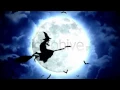 Halloween Witches Flying Motion Graphics
