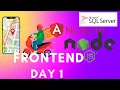 FULL STACK COURIER SERVICES APPLICATION ANGULAR NODE JS TYPESCRIPT AND MSSQL DAY 1