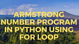 Armstrong number program using for loop upto range 1000