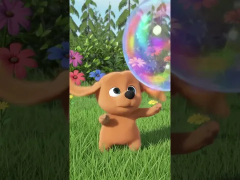 Puppy and the Magic Bubbles#puppy #bubbles