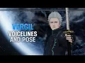 Vergil Voicelines and Pose - Punishing Gray Raven x Devil May Cry 5