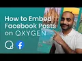 How to Embed a Facebook Feed on Oxygen Builder Easy Steps