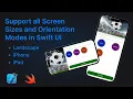 Ultimate Guide to Support ALL Screen Sizes in SwiftUI iPhone iPad Landscape - Using Xcode Swift
