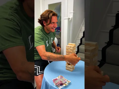 The the pizza lady if she beats me at jenga