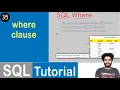 where clause in SQL SQL Tutorial