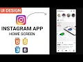 Instagram App UI Template - E01