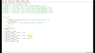 Python program to calculate Income tax