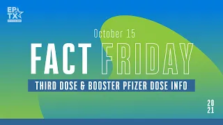 Download Fact Friday  - Third Dose and Booster Pfizer Dose Info MP3