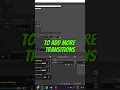 How to change OBS Studio Scene Transitions
