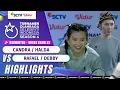 Candra/Halda VS Rafael/Debby - Highlights Bulutangkis | TOSI Season 4