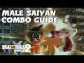 Male Saiyan Combo Guide Dragon Ball Xenoverse 2