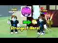 Becoming Strongest Hero In Anime Catching Simulator Roblox