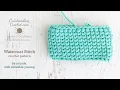 Waistcoat Crochet Stitch by rounds with invisible joining