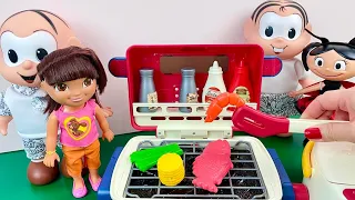 Preparando Almoço Para Mônica, Luna Cebolinha e Dora Aventureira