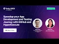 Speedup App Testing with GitHub HyperExecute Karan M V Divya S K Test 23 TestMu AI