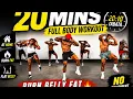 20 MIN TABATA FULL BODY Workout Burn Belly Fat at Home No Equipment Telma Fitness