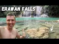 Download Lagu Erawan Falls National Park - Most BEAUTIFUL Waterfalls in Thailand 🇹🇭