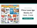 Price Less Iga Weekly Ad 26 - 26 Top Deals