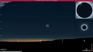 Total Solar Eclipse Simulator For April 8 2024