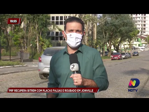 Polícia Rodoviária Federal recupera bitrem com placas falsas e roubado em Joinville