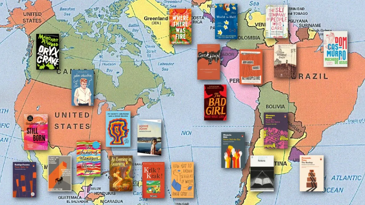 a book from every country in north and south america 🌎